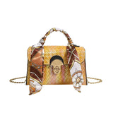 Women's Single Shoulder Messenger Bag Woven Chain Bag