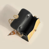 Women's Single Shoulder Messenger Bag Woven Chain Bag