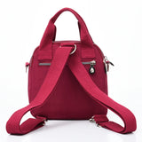 Women's Small Nylon Backpack Waterproof Crossbody Bag