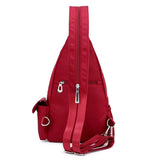 Women's Small Backpack Retro Floral Shoulder Chest Bag Female Bagpack Ladies