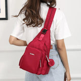 Women's Small Backpack Retro Floral Shoulder Chest Bag Female Bagpack Ladies