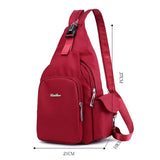 Women's Small Backpack Retro Floral Shoulder Chest Bag Female Bagpack Ladies