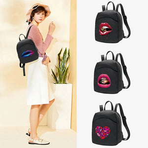 Women's Small Backpack Shoulders Bag IPad Back Pack Ladies