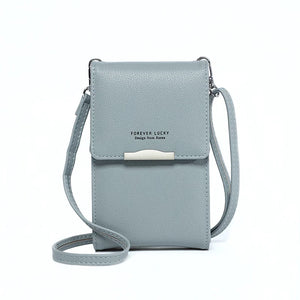 Women's Small Crossbody Bag PU Leather Phone Bag