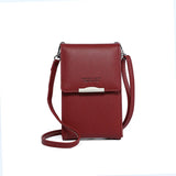 Women's Small Crossbody Bag PU Leather Phone Bag