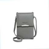Women's Small Crossbody Shoulder Bags PU Leather Phone Pocket Bag