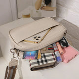 Women's Small Crossbody Shoulder Bags PU Leather Cell Phone Pocket Bag