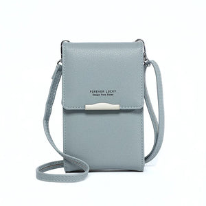 Small Crossbody Shoulder Bag PU Leather Cell Phone Pocket Purse Clutch Wallet
