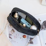 Women's Small Fragrance Rhombus Chain Purse Shoulder Messenger Bag