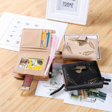 Women's Small Leather Wallet Purse Compact Mini Purse