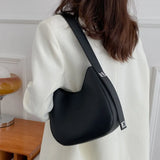 Leather Women's Shoulder Bag Medium Size