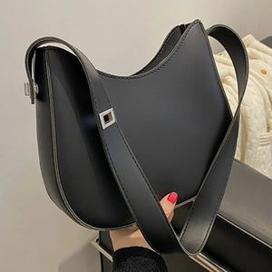 Leather Women's Shoulder Bag Medium Size