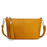 Women's Soft Leather Shoulder Bag Cowhide Leather Female Small Portable Phone Ba