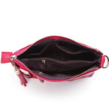 Women's Soft Leather Shoulder Bag Cowhide Leather Female Small Portable Phone Ba
