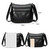 Women's Soft Leather Shoulder Bag Crossbody Handbag Small Messenger Bolso