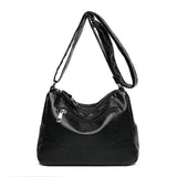 Soft Leather Shoulder Bag Women's Crossbody Satchel Purse Handbag