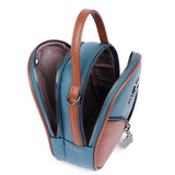 Women's PU Leather Shoulder Bag Top-handle Crossbody Tote