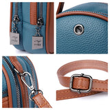 Women's PU Leather Shoulder Bag Top-handle Crossbody Tote
