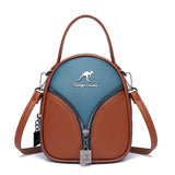 Women's PU Leather Shoulder Bag Top-handle Crossbody Tote