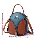 Women's PU Leather Shoulder Bag Top-handle Crossbody Tote