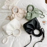 Women's Solid Casual Handbag Lady's Cloud Bag Versatile Cross Body Bag