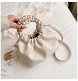 Women's Solid Casual Handbag Lady's Cloud Bag Versatile Cross Body Bag