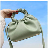 Women's Solid Casual Handbag Lady's Cloud Bag Versatile Cross Body Bag