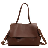 Women's Solid Messenger Bag Large Capacity Commute Tote Shoulder Bags