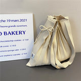 Women's Large Shoulder Bag Solid Foldable Knitting Organ Pleated Shopping Bags