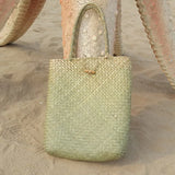 Women's Straw Woven Beach Bag Large Capacity Shoulder Bag