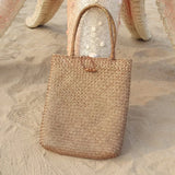 Women's Straw Woven Beach Bag Large Capacity Shoulder Bag