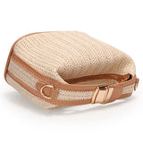 Women's Straw Woven Cross-Body Bag Summer Shoulder Bag