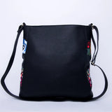 Women's Ethnic Stripe Embroidery Bucket Bag