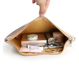 Women's Summer Bag Clear PVC Handbag PU Leather Beach Tote 2 Bags Set