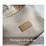 Women's Summer Canvas Shoulder Bag High Capacity with Long Strap
