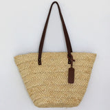 Women's Straw Shoulder Bag Large-capacity Beach Tote Travel Bag