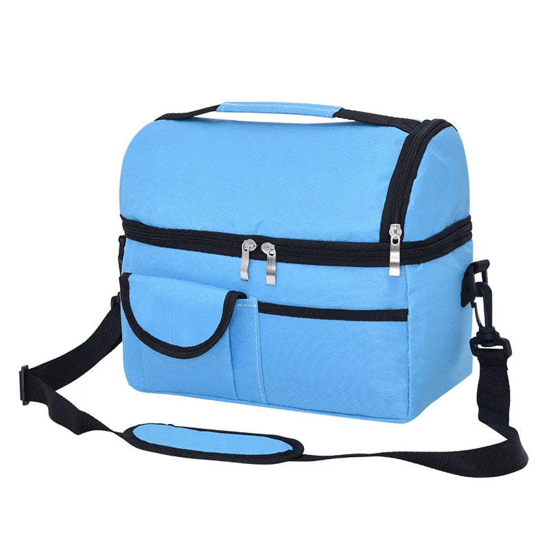 Large-Capacity Thermal Lunch Bag Waterproof Tote Box