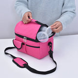 Large-Capacity Thermal Lunch Bag Waterproof Tote Box