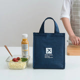 Thermal Lunch Box Bag Portable Kids School Fresh Food Men's Cooler Bento Pouch