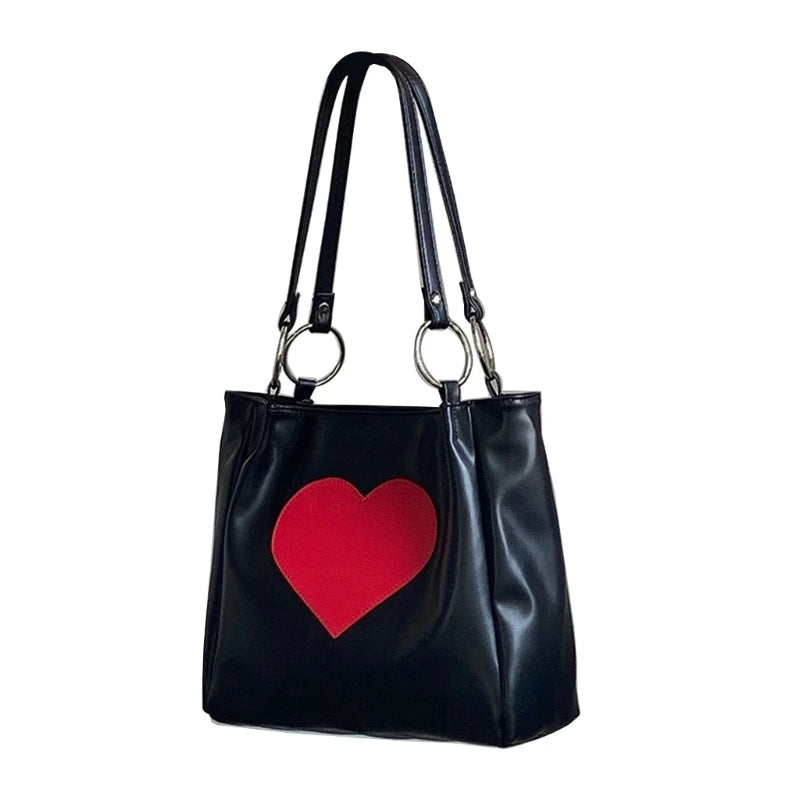 Women's Heart Top Handle Satchel Bag Shoulder Bags PU Handbags