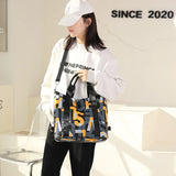 Women's Waterproof Nylon Shoulder Totes Large Size