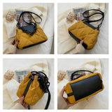 Nylon Shoulder Crossbody Bag for Women High Chain Handbag