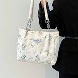Flower Handbag Large Capacity Tote Bag Women's Shoulder Bag