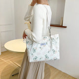 Flower Handbag Large Capacity Tote Bag Women's Shoulder Bag