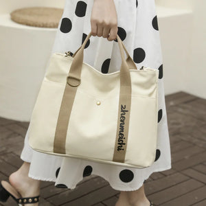 Canvas Tote Bag Large Capacity Handbag Casual Shoulder Messenger Travel Shopping