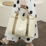 Canvas Tote Bag Large Capacity Handbag Casual Shoulder Messenger Travel Shopping