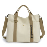 Canvas Tote Bag Large Capacity Handbag Casual Shoulder Messenger Travel Shopping