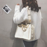 Canvas Tote Bag Large Capacity Shopping Crossbody Shoulder Handbag