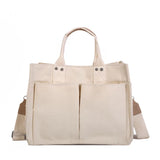 Women's Canvas Tote Bag Large Capacity Shoulder Handbag