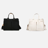 Canvas Tote Bag Large Capacity Shoulder Shopper Handbag